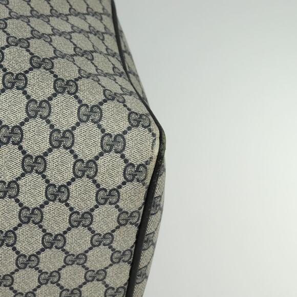 GUCCI GG Supreme Boston Bag Pvc Navy Gold - Picture 11 of 16